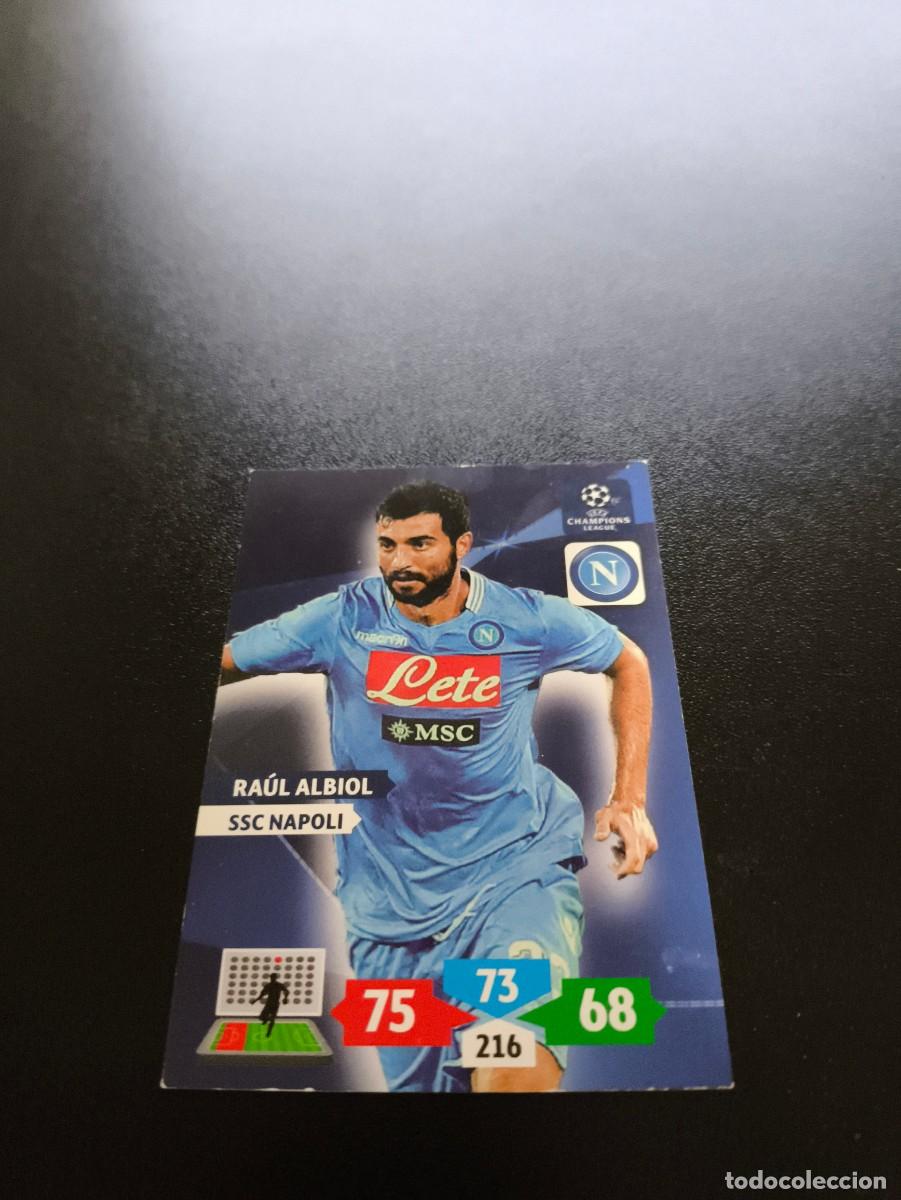 Cromos de F&uacute;tbol: Ra&uacute;l Albiol NAPOLES NAPOLI PANINI ADRENALYN XL UEFA CHAMPIONS LEAGUE 2013 2014 13 14 NO LIGA ESTE