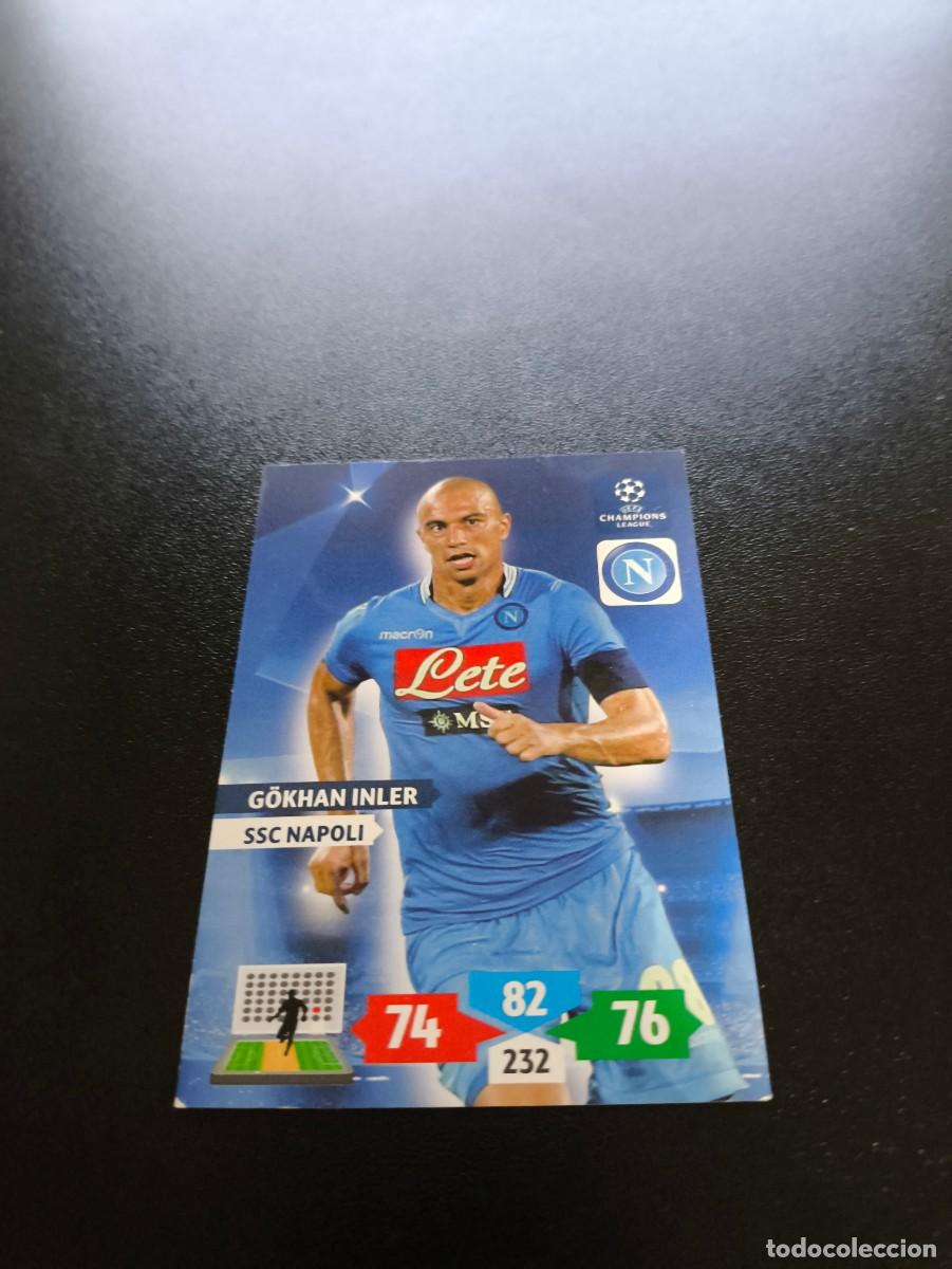 Cromos de F&uacute;tbol: G&ouml;khan Inler NAPOLES NAPOLI PANINI ADRENALYN XL UEFA CHAMPIONS LEAGUE 2013 2014 13 14