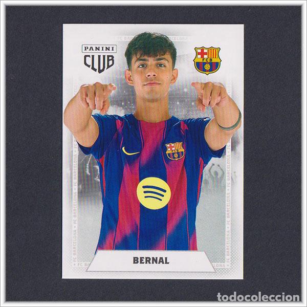 Cromos de F&uacute;tbol: PANINI CLUB 2025 2026 25 26 BARCELONA MARC BERNAL 20 BAR&Ccedil;A LIGA ALBUM COLECCI&Oacute;N F&Uacute;TBOL