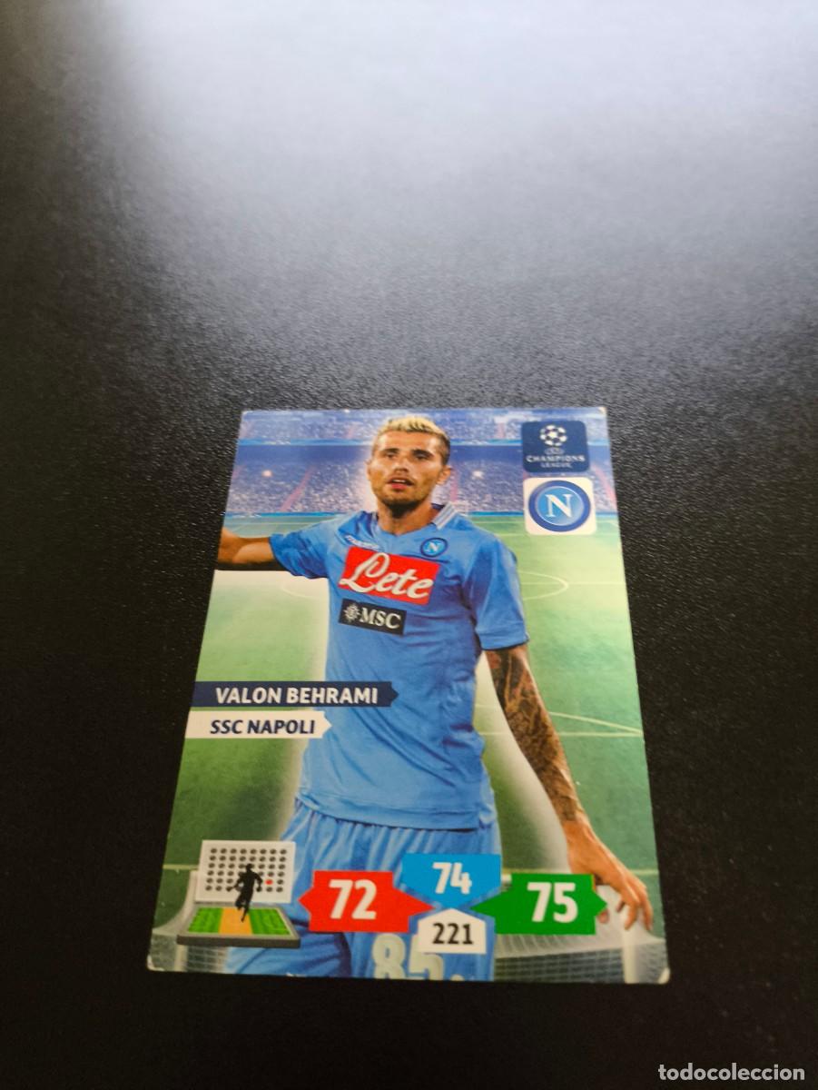 Cromos de F&uacute;tbol: Valon Behrami NAPOLES NAPOLI PANINI ADRENALYN XL UEFA CHAMPIONS LEAGUE 2013 2014 13 14