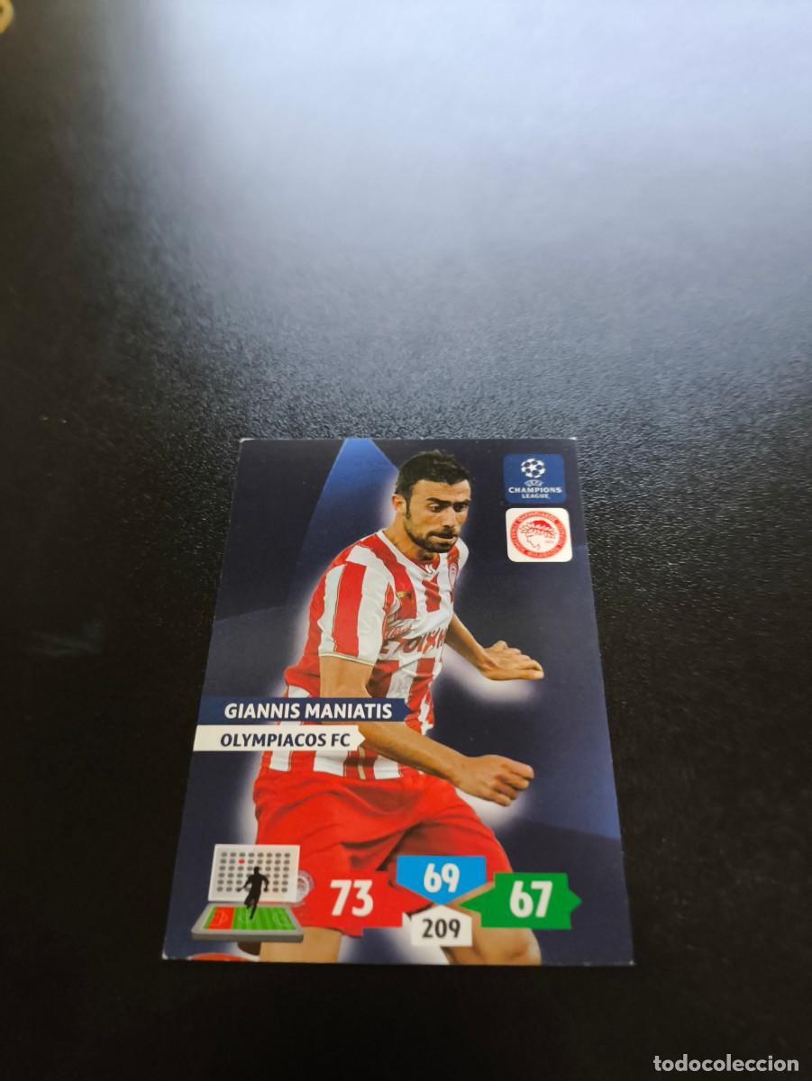 Cromos de F&uacute;tbol: Giannis Maniatis Olympiacos FC PANINI ADRENALYN XL UEFA CHAMPIONS LEAGUE 2013 2014 13 14