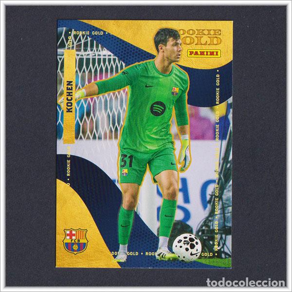 Cromos de F&uacute;tbol: PANINI CLUB 2025 2026 25 26 BARCELONA DIEGO KOCHEN 56 ROOKIE GOLD BAR&Ccedil;A LIGA ALBUM COLECCI&Oacute;N