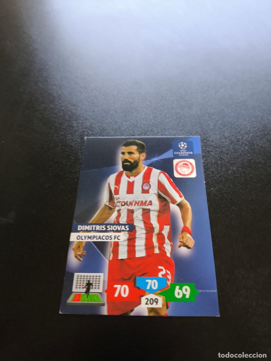 Cromos de F&uacute;tbol: Dimitris Siovas Olympiacos FC PANINI ADRENALYN XL UEFA CHAMPIONS LEAGUE 2013 2014 13 14