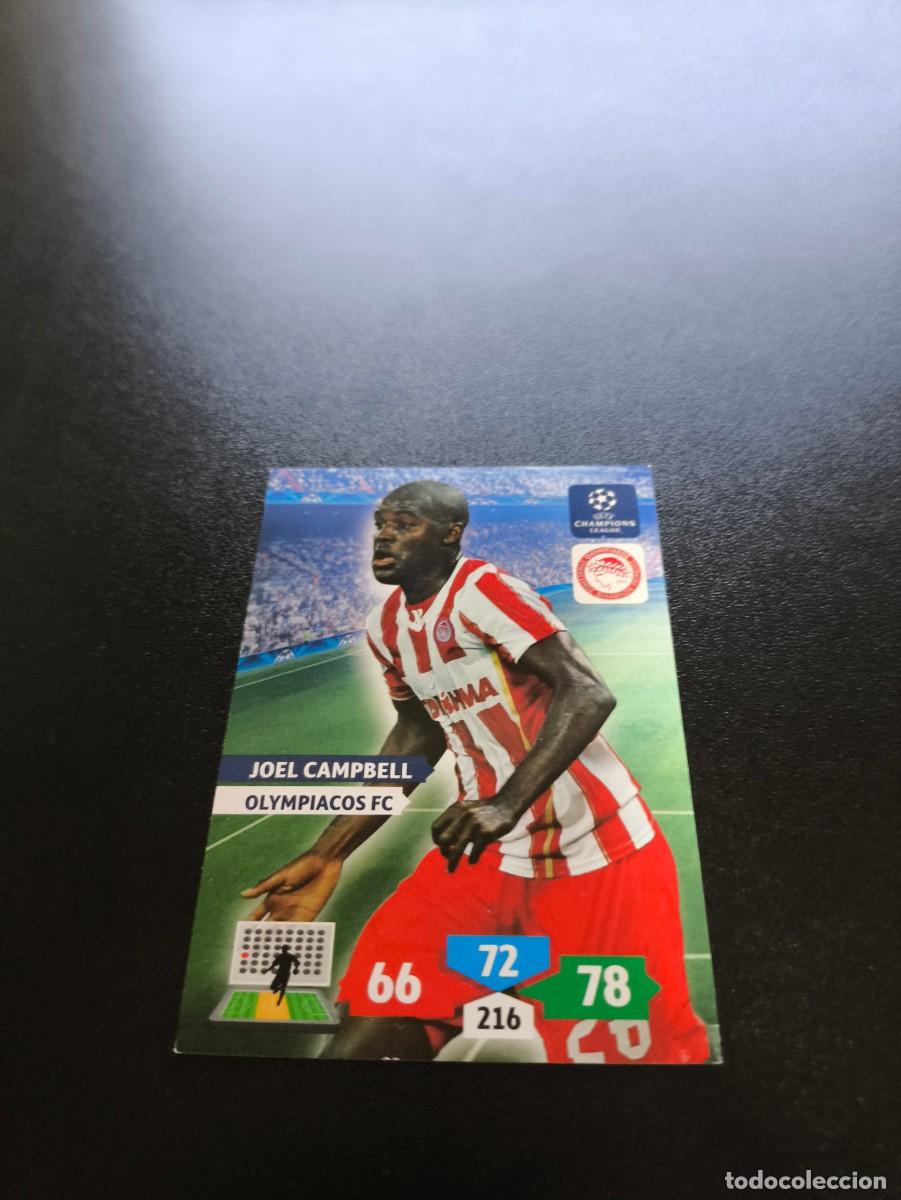 Cartes &agrave; collectionner de Football: Joel Campbell Olympiacos FC PANINI ADRENALYN XL UEFA CHAMPIONS LEAGUE 2013 2014 13 14