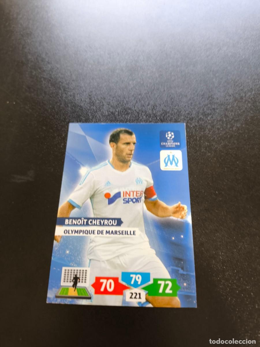 Cromos de F&uacute;tbol: Beno&icirc;t Cheyrou Olympique De Marseille PANINI ADRENALYN XL UEFA CHAMPIONS LEAGUE 2013 2014 13 14