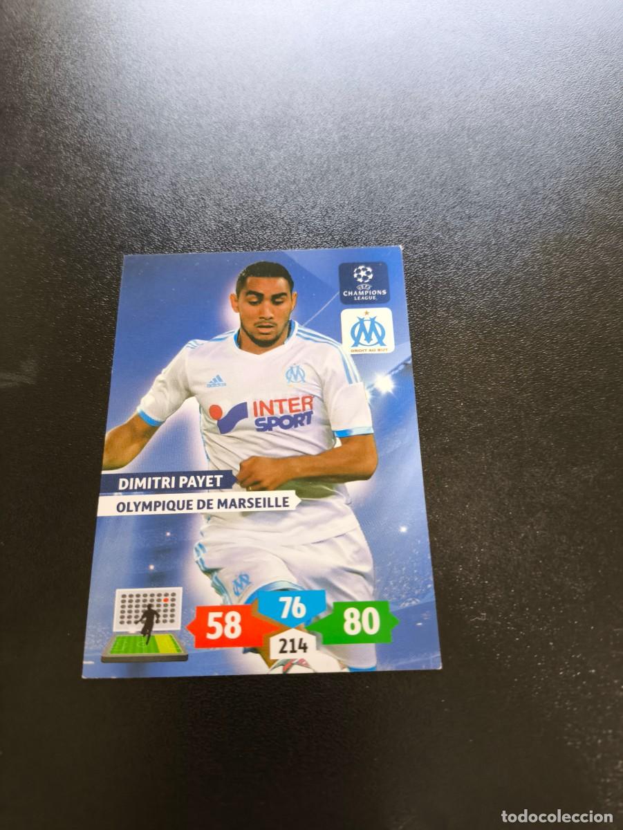 Cromos de F&uacute;tbol: Dimitri Payet Olympique De Marseille PANINI ADRENALYN XL UEFA CHAMPIONS LEAGUE 2013 2014 13 14