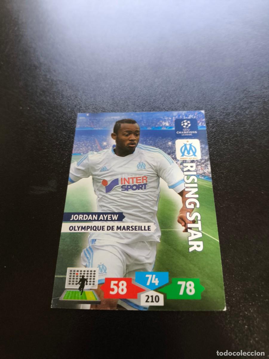 Cromos de F&uacute;tbol: Jordan Ayew RISING Olympique De Marseille PANINI ADRENALYN XL UEFA CHAMPIONS LEAGUE 2013 2014 13 14