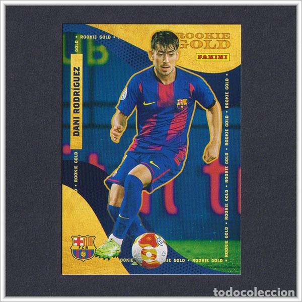 Cromos de F&uacute;tbol: PANINI CLUB 2025 2026 25 26 BARCELONA DANI RODRIGUEZ 60 ROOKIE GOLD BAR&Ccedil;A LIGA ALBUM COLECCI&Oacute;N