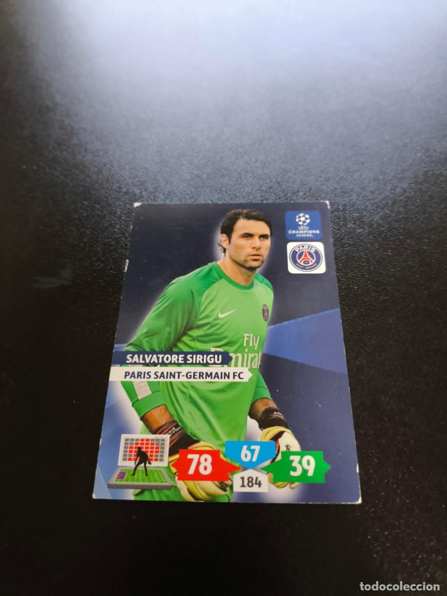 Cromos de F&uacute;tbol: Salvatore Sirigu PSG PARIS SAINT GERMAIN PANINI ADRENALYN XL UEFA CHAMPIONS LEAGUE 2013 2014 13 14