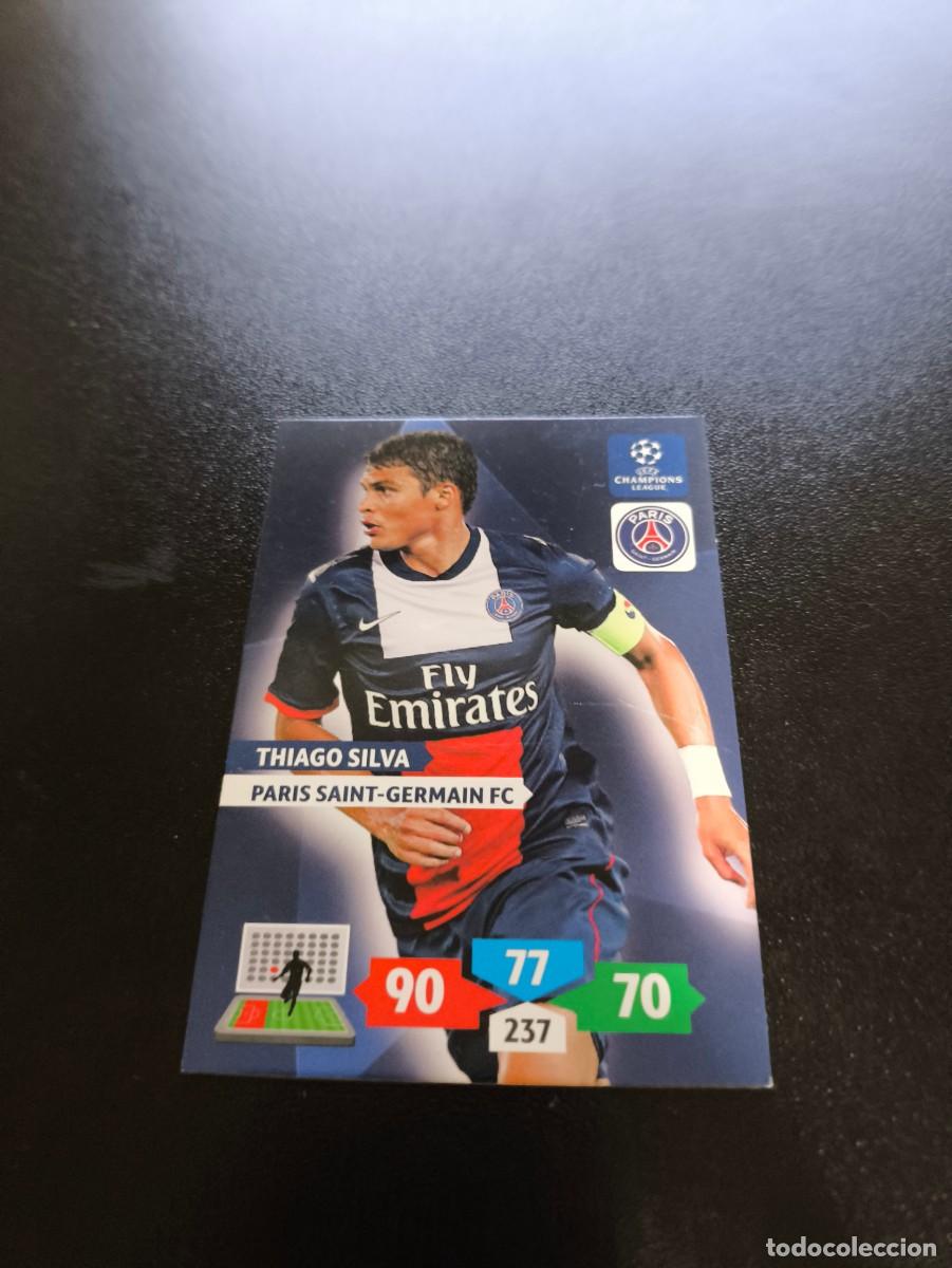 Cromos de F&uacute;tbol: Thiago Silva PSG PARIS SAINT GERMAIN PANINI ADRENALYN XL UEFA CHAMPIONS LEAGUE 2013 2014 13 14