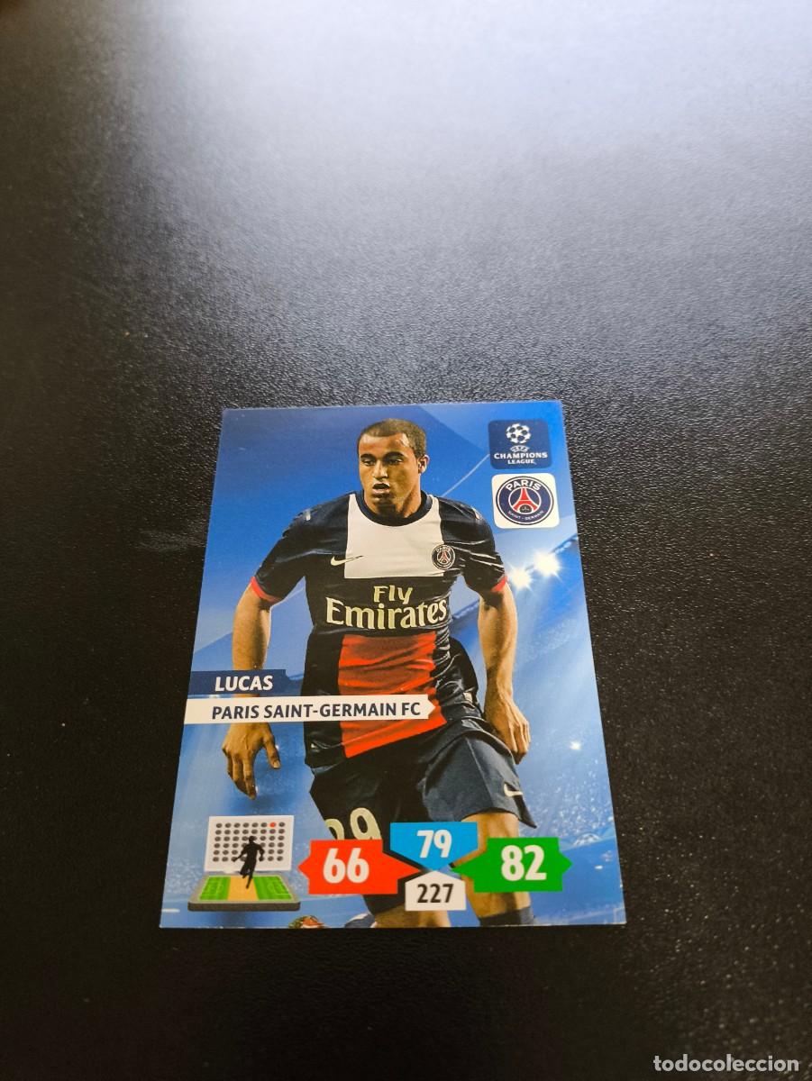 Cromos de F&uacute;tbol: Lucas Moura PARIS SAINT GERMAIN PANINI ADRENALYN XL UEFA CHAMPIONS LEAGUE 2013 2014 13 14