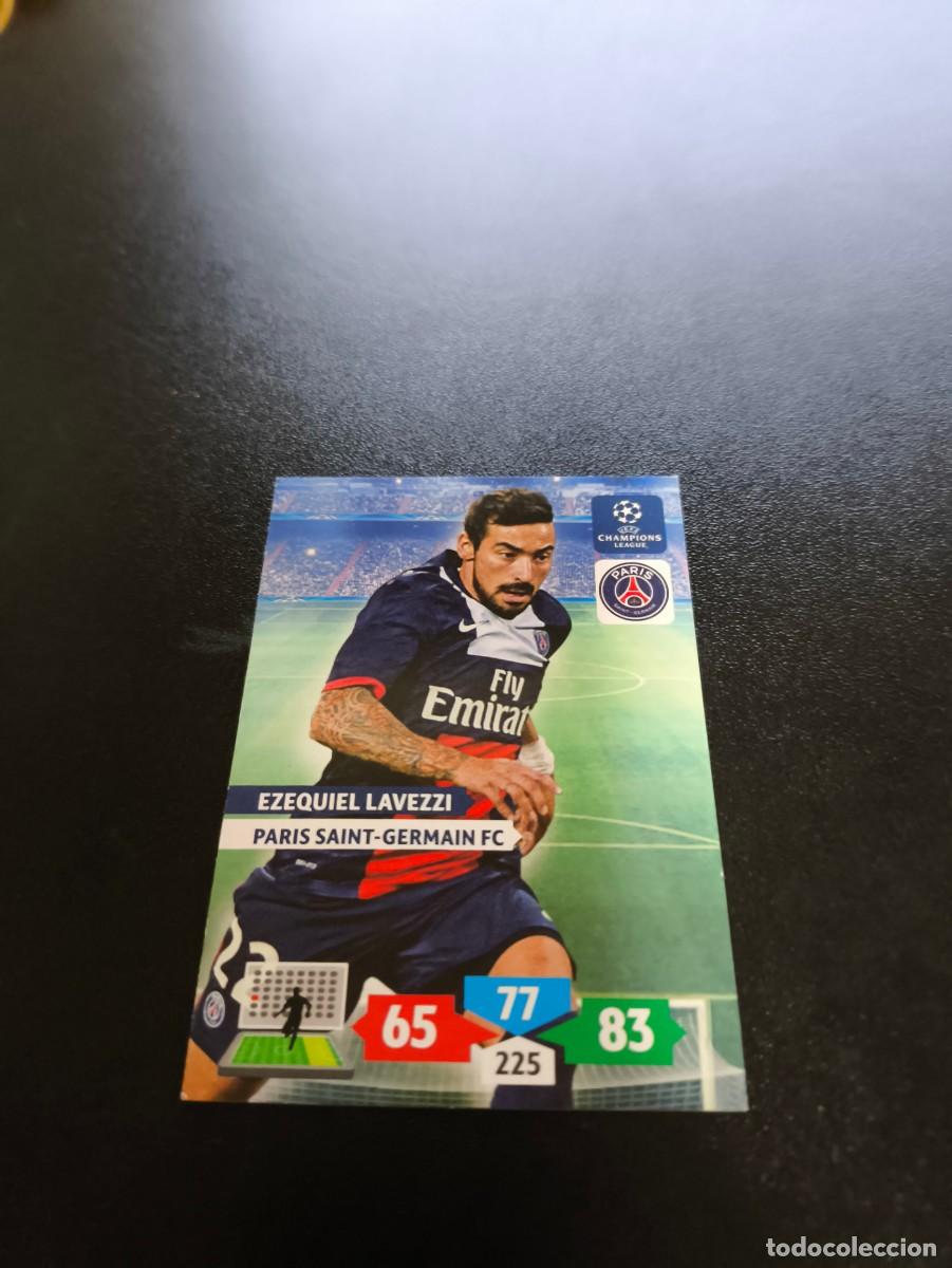 Cromos de F&uacute;tbol: Ezequiel Lavezzi PARIS SAINT GERMAIN PANINI ADRENALYN XL UEFA CHAMPIONS LEAGUE 2013 2014 13 14