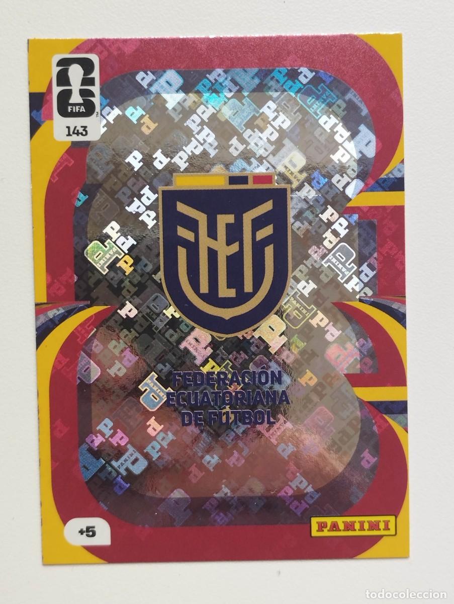 Cromos de F&uacute;tbol: CROMO CARD ADRENALYN MUNDIAL WORLD CUP 2026 ESCUDO 143 ECUADOR