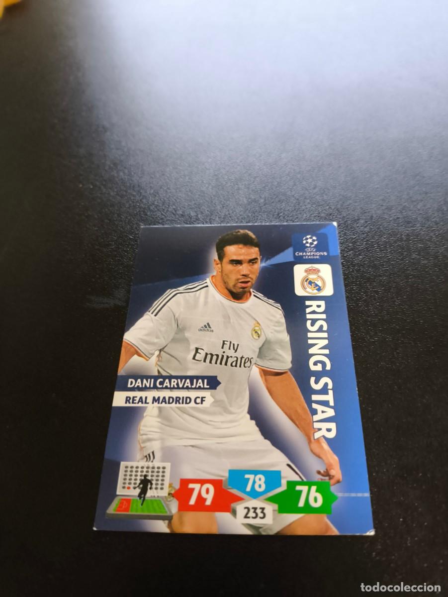 Cromos de F&uacute;tbol: Dani Carvajal RISING REAL MADRID PANINI ADRENALYN UEFA CHAMPIONS LEAGUE 2013 2014 13 14 NO LIGA ESTE