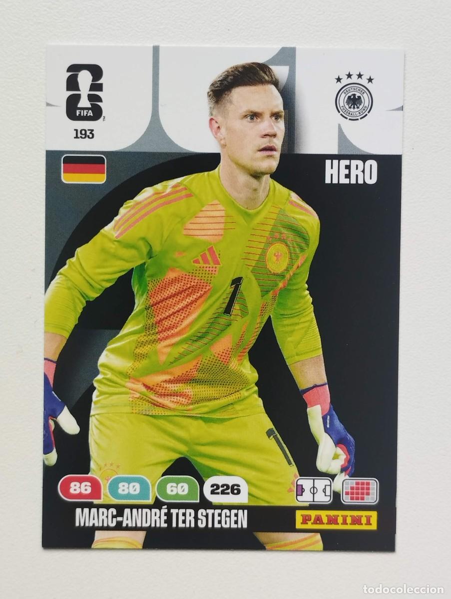 Cromos de F&uacute;tbol: CROMO CARD ADRENALYN MUNDIAL WORLD CUP 2026 HERO 193 TER STEGEN ALEMANIA