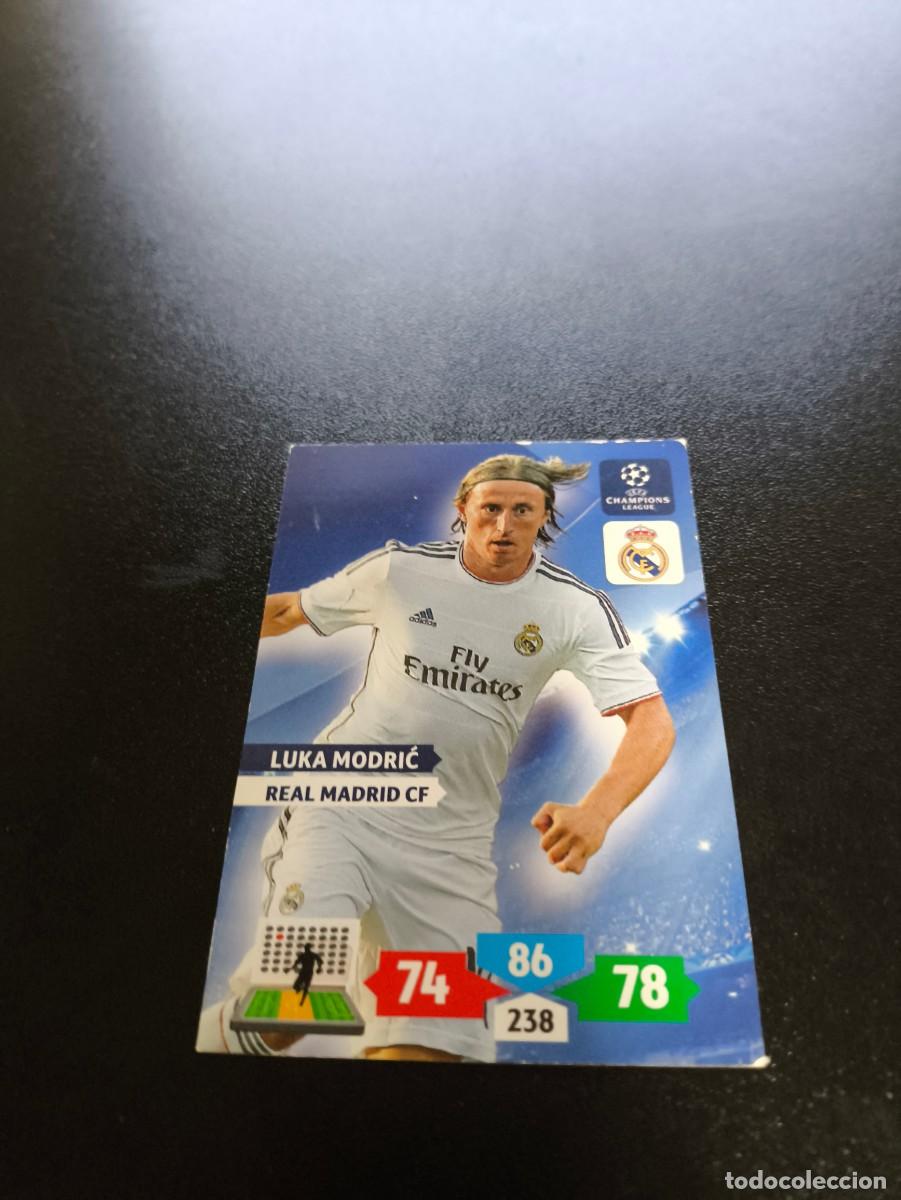 Cromos de F&uacute;tbol: Luka Modrić REAL MADRID PANINI ADRENALYN XL UEFA CHAMPIONS LEAGUE 2013 2014 13 14 NO LIGA ESTE
