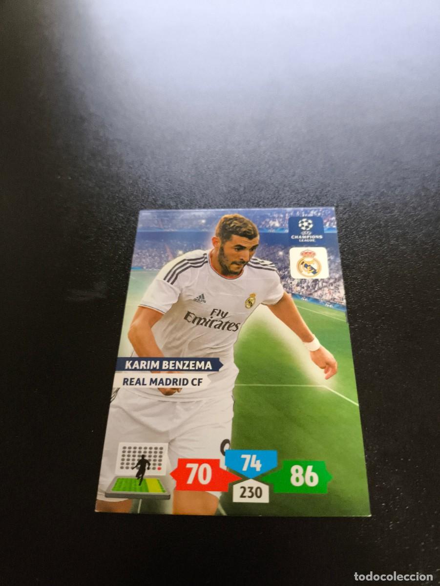 Cromos de F&uacute;tbol: Karim Benzema REAL MADRID PANINI ADRENALYN XL UEFA CHAMPIONS LEAGUE 2013 2014 13 14 NO LIGA ESTE