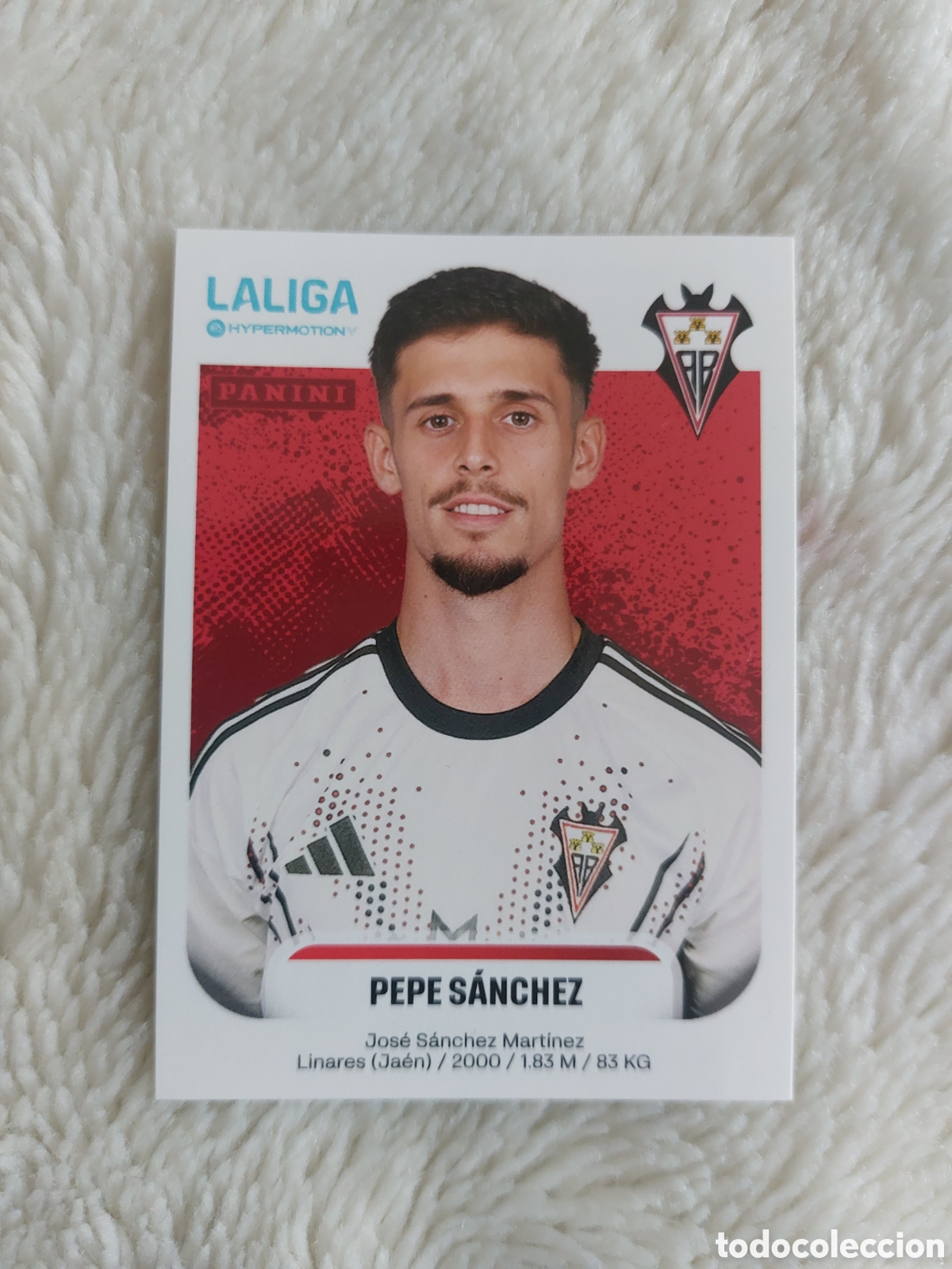 Cromos de F&uacute;tbol: 9 A 9A PEPE SANCHEZ ALBACETE PANINI LIGA HYPERMOTION 25 26 2025 2026