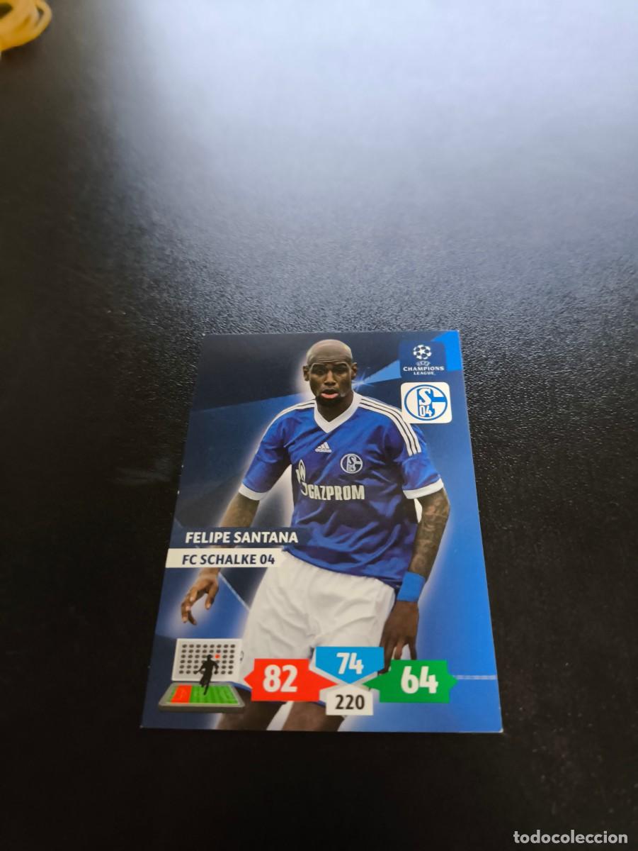 Cromos de F&uacute;tbol: Felipe Santana FC Schalke 04 PANINI ADRENALYN XL UEFA CHAMPIONS LEAGUE 2013 2014 13 14