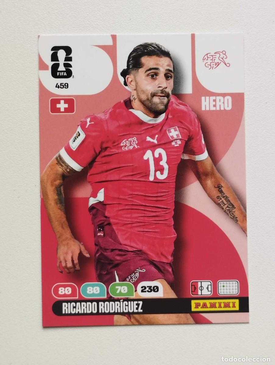 Cromos de F&uacute;tbol: CROMO CARD ADRENALYN MUNDIAL WORLD CUP 2026 HERO RICARDO RODRIGUEZ 459 SUIZA