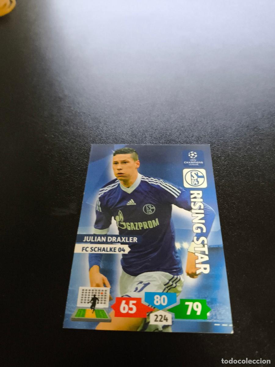 Cromos de F&uacute;tbol: Julian Draxler RISING STAR FC Schalke 04 PANINI ADRENALYN XL UEFA CHAMPIONS LEAGUE 2013 2014 13 14