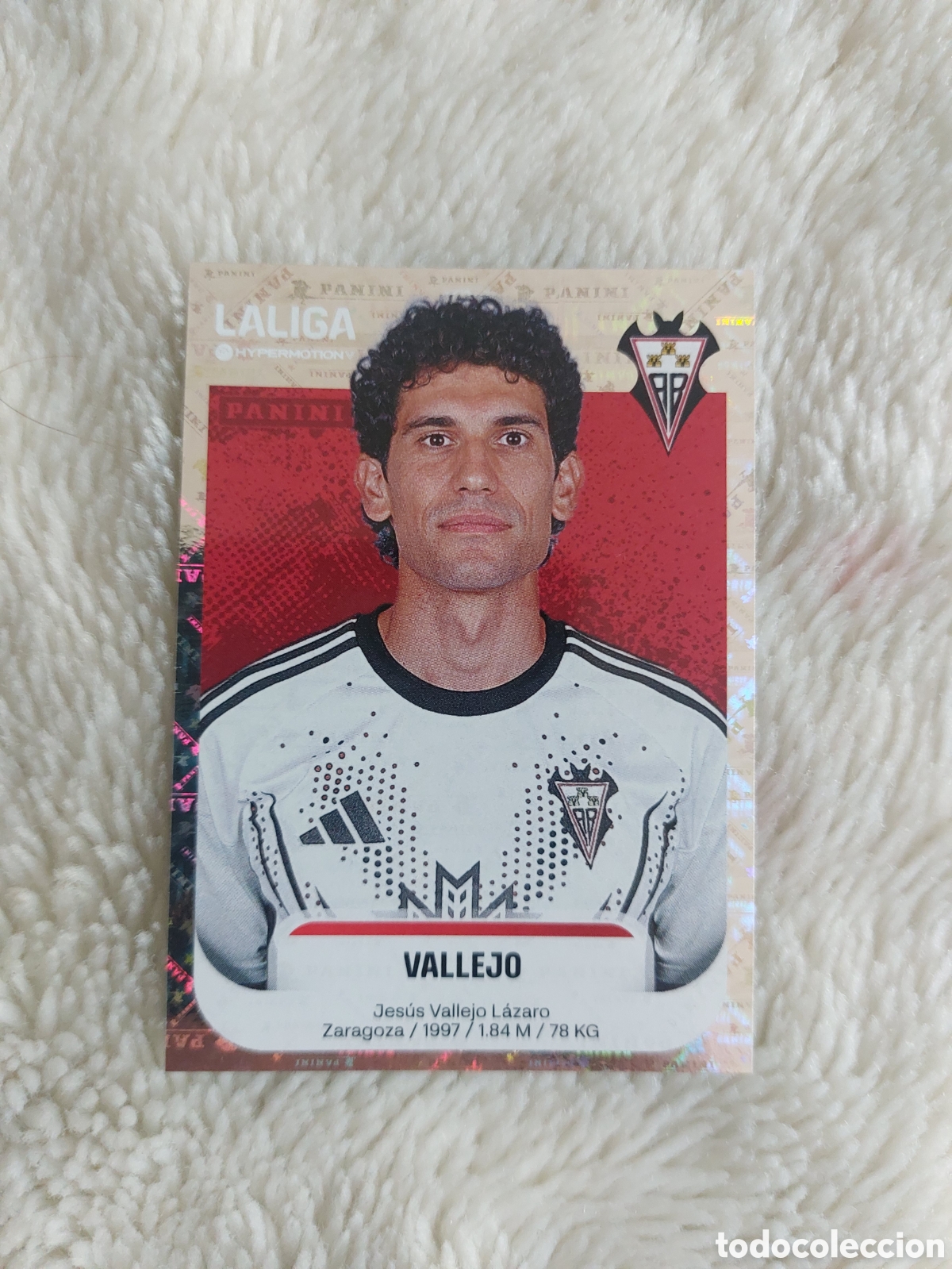 Cromos de F&uacute;tbol: 8 VALLEJO ALBACETE LA LIGA HYPERMOTION 2025 2026 25 26 PANINI
