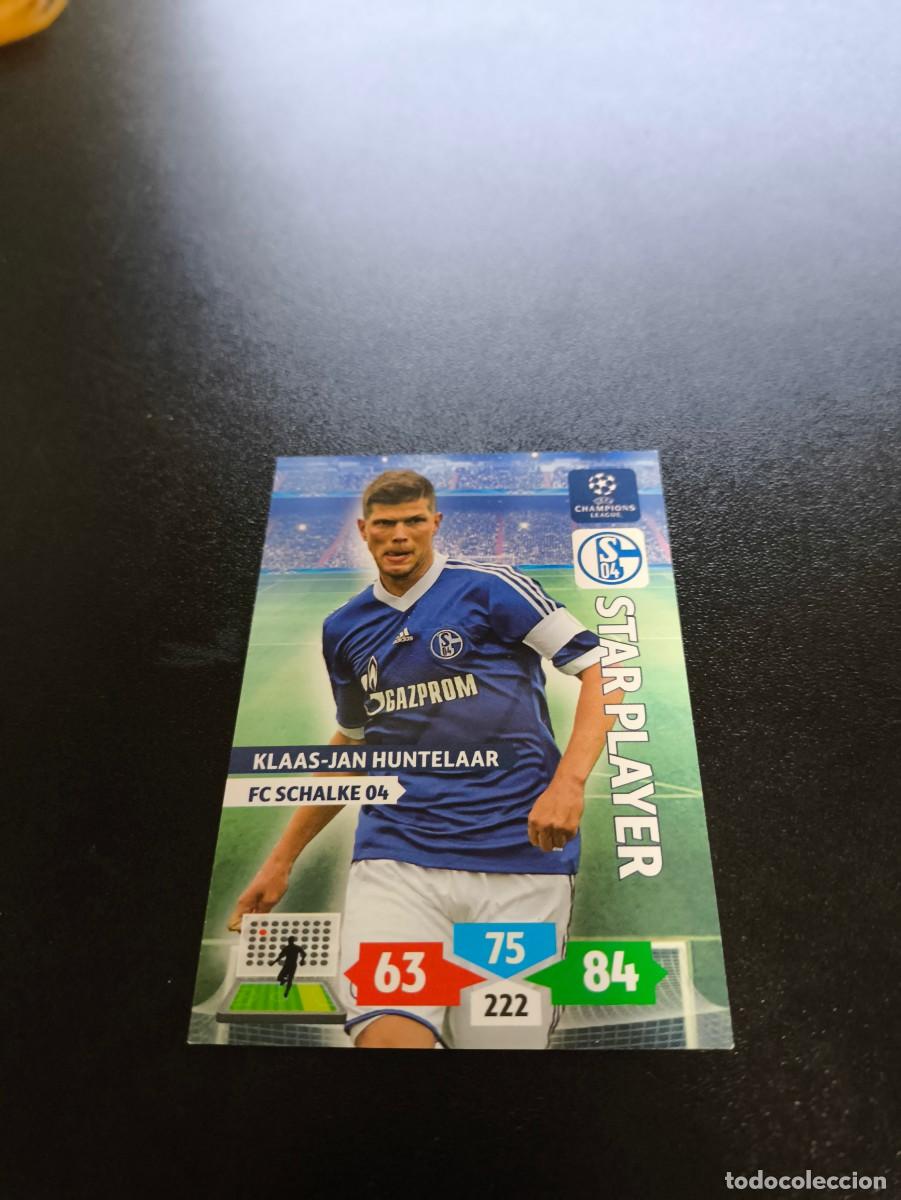 Cromos de F&uacute;tbol: Klaas-Jan Huntelaar STAR FC Schalke 04 PANINI ADRENALYN XL UEFA CHAMPIONS LEAGUE 2013 2014 13 14