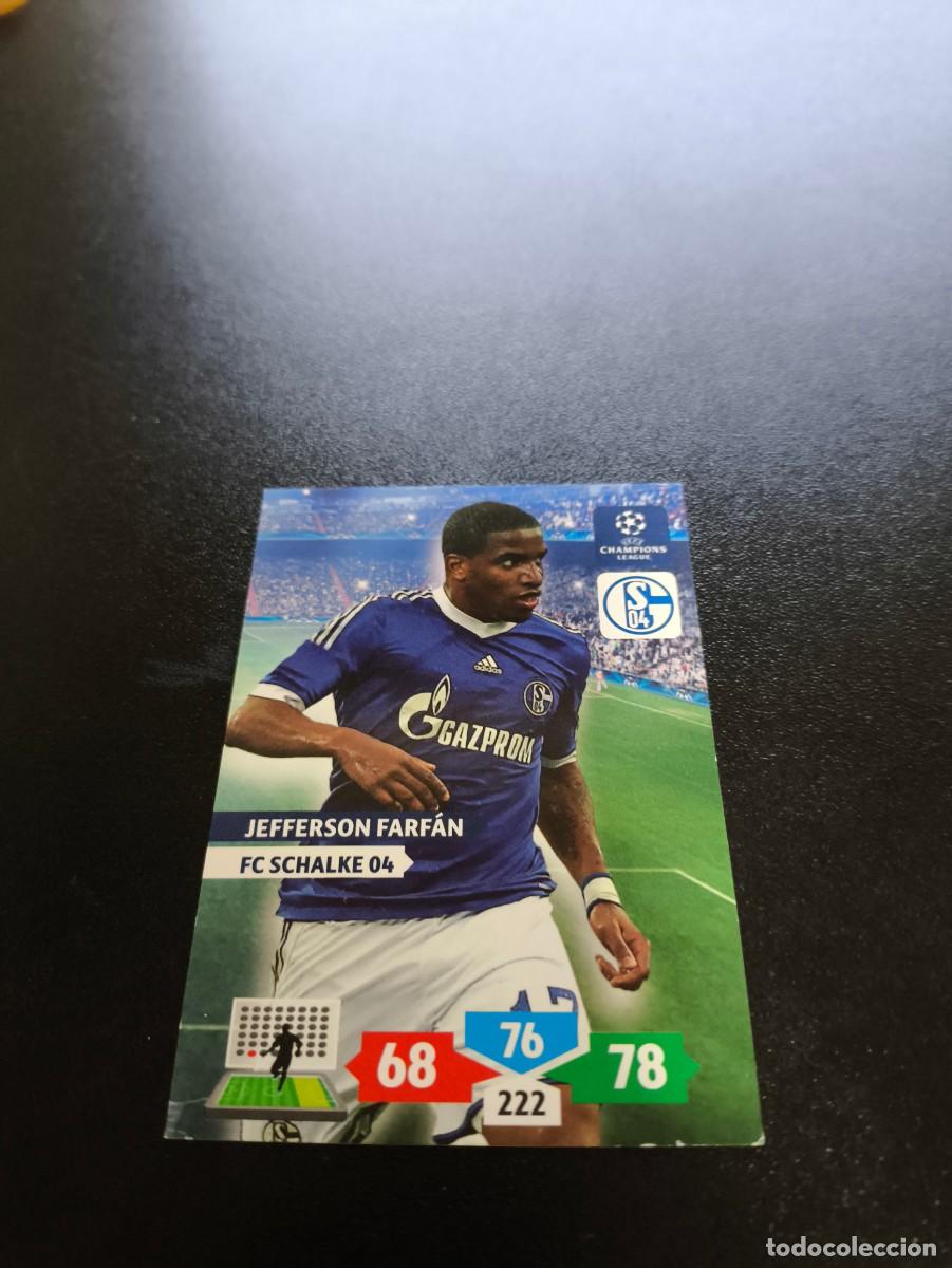 Cromos de F&uacute;tbol: Jefferson Farf&aacute;n FC Schalke 04 PANINI ADRENALYN XL UEFA CHAMPIONS LEAGUE 2013 2014 13 14