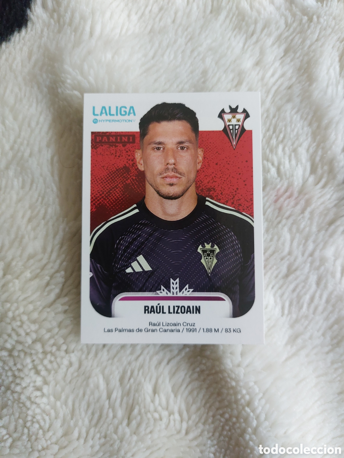 Cromos de F&uacute;tbol: 4 RAUL LIZOAIN LAS PALMAS SIN PEGAR PANINI EDICIONES ESTE LIGA 2015 2016 15 16