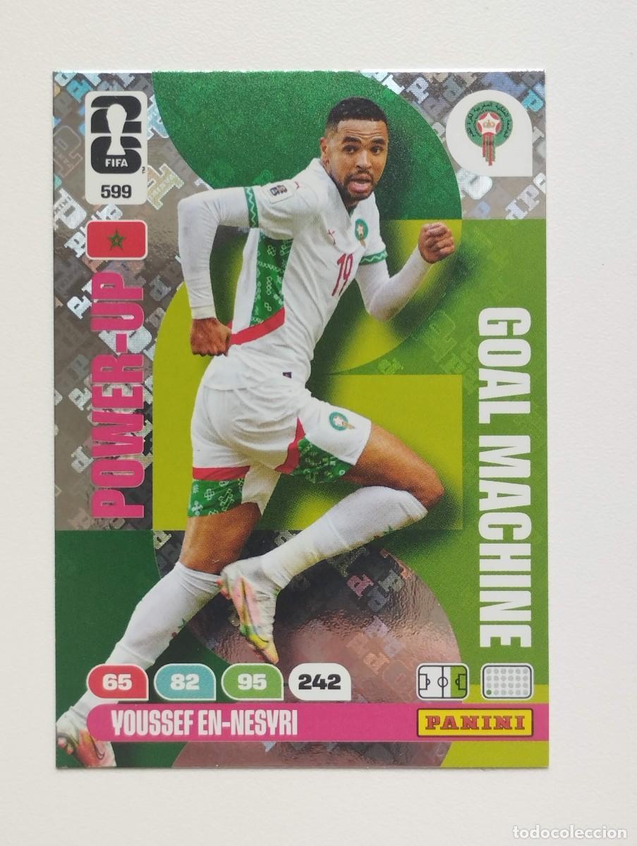 Cromos de F&uacute;tbol: CROMO CARD ADRENALYN MUNDIAL WORLD CUP 2026 GOAL MACHINE 599 YOUSSEF EN-NESIRY MARRUECOS