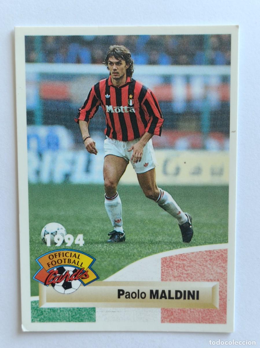 Cromos de F&uacute;tbol: #242 PAOLO MALDINI (A.C. MILAN) FOOTBALL CARD 1993/1994 PANINI