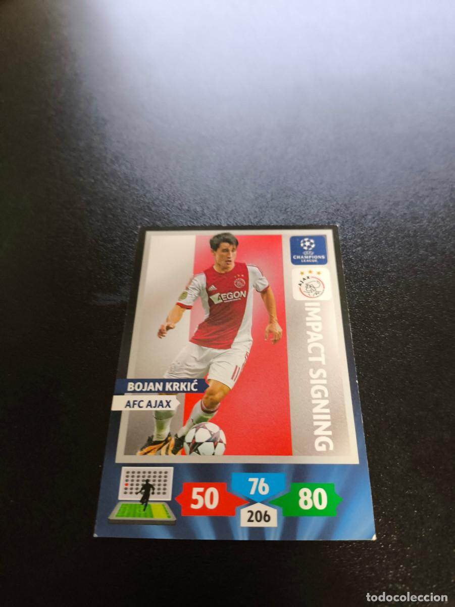 Cromos de F&uacute;tbol: Bojan Krkić AFC Ajax Impact Signings PANINI ADRENALYN XL UEFA CHAMPIONS LEAGUE 2013 2014 13 14