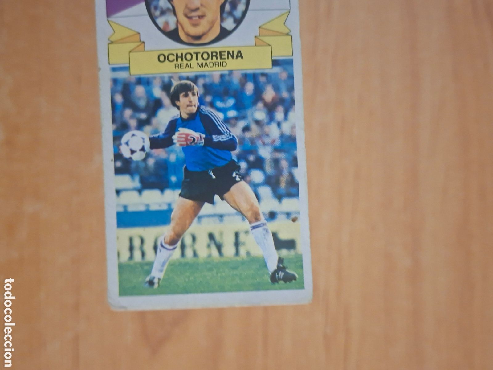 Fu&szlig;ball-Sticker: Este 85 86 ochotorena Madrid sin publicidad despegado ver fotos