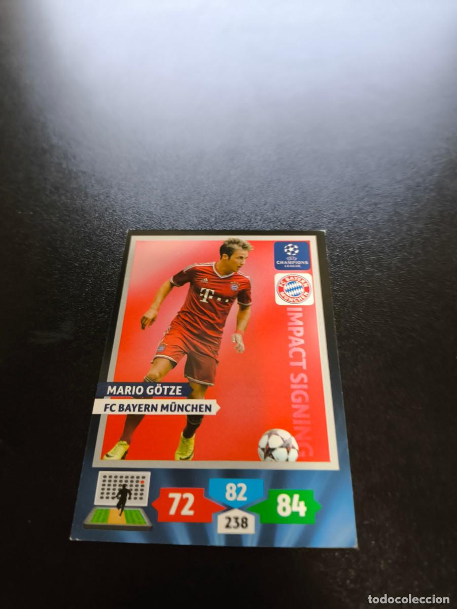 Fu&szlig;ball-Sticker: Mario G&ouml;tze Bayern M&uuml;nchen Impact Signing PANINI ADRENALYN XL UEFA CHAMPIONS LEAGUE 2013 2014 13 14