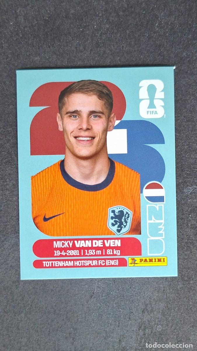 Cromos de F&uacute;tbol: L1 VAN DE VEN SELECCION PAISES BAJOS 4 MUNDIAL FIFA WORLD CUP 2026 PANINI NUNCA PEGADO SIN PEGAR
