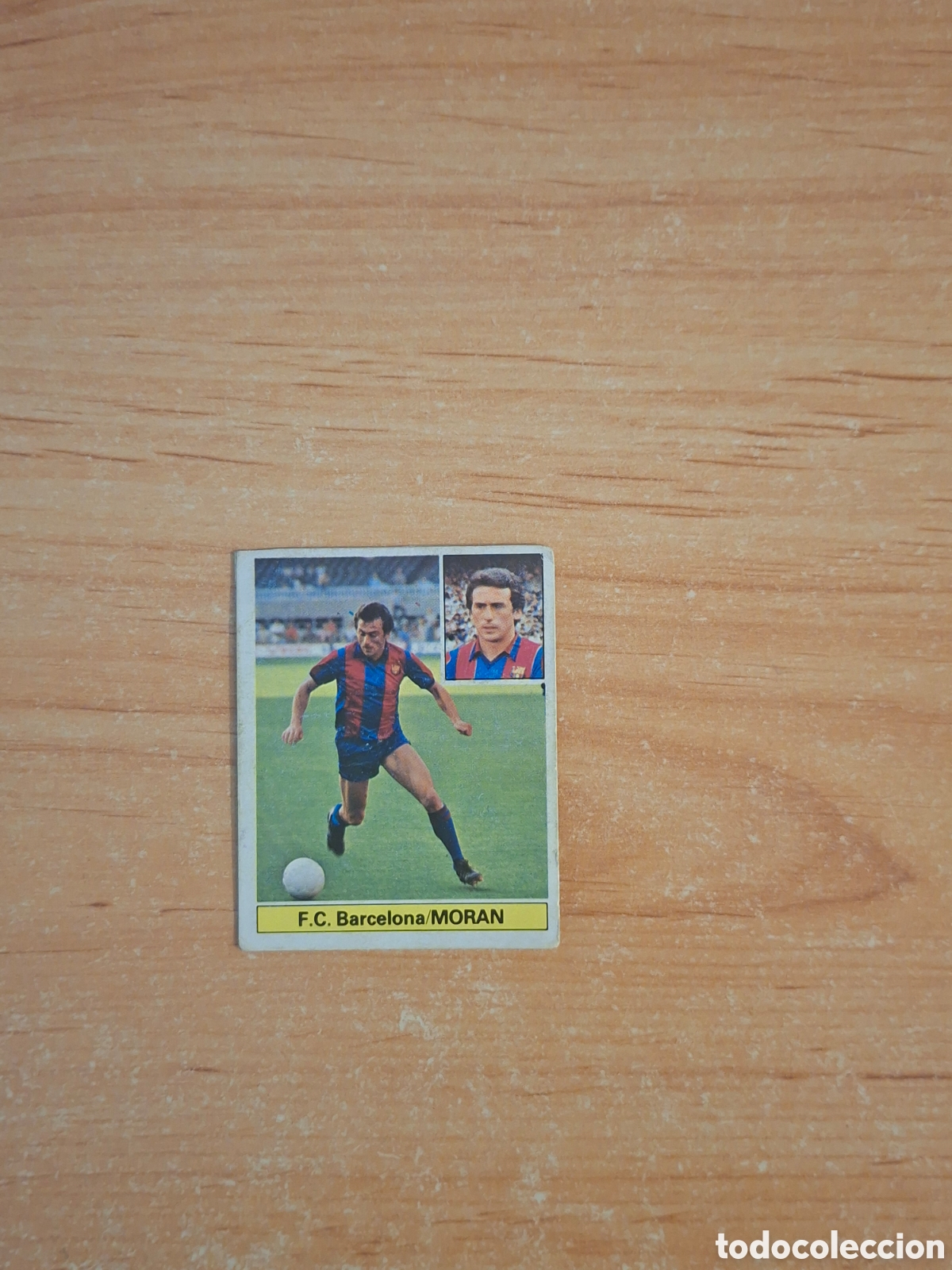 Fu&szlig;ball-Sticker: Este 81 82 moran Barcelona doble despegado ver fotos