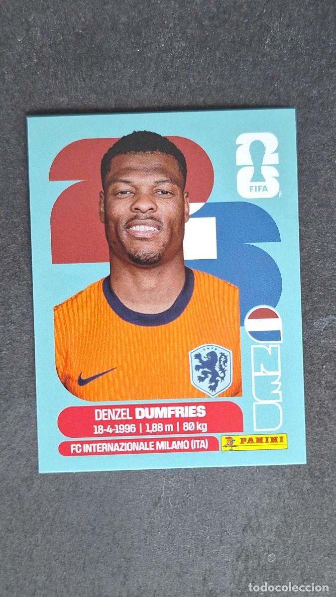 Cromos de F&uacute;tbol: L1 DUMFRIES SELECCION PAISES BAJOS 6 MUNDIAL FIFA WORLD CUP 2026 PANINI NUNCA PEGADO SIN PEGAR
