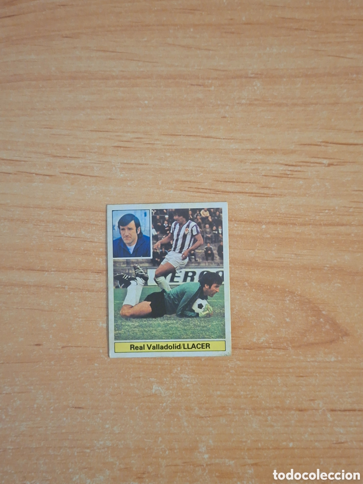 Fu&szlig;ball-Sticker: Este 81 82 llacer Valladolid baja despegado ver fotos