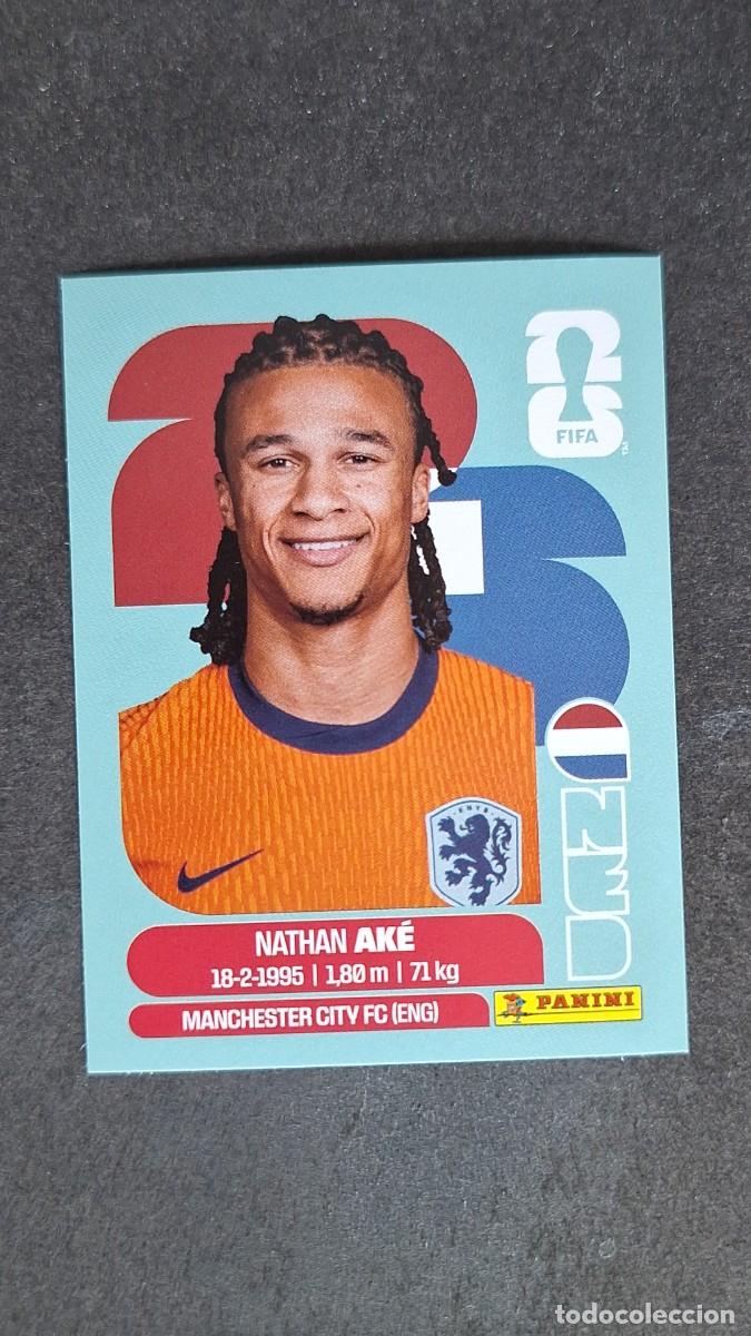 Cromos de F&uacute;tbol: L1 AKE SELECCION PAISES BAJOS 7 MUNDIAL FIFA WORLD CUP 2026 PANINI NUNCA PEGADO SIN PEGAR