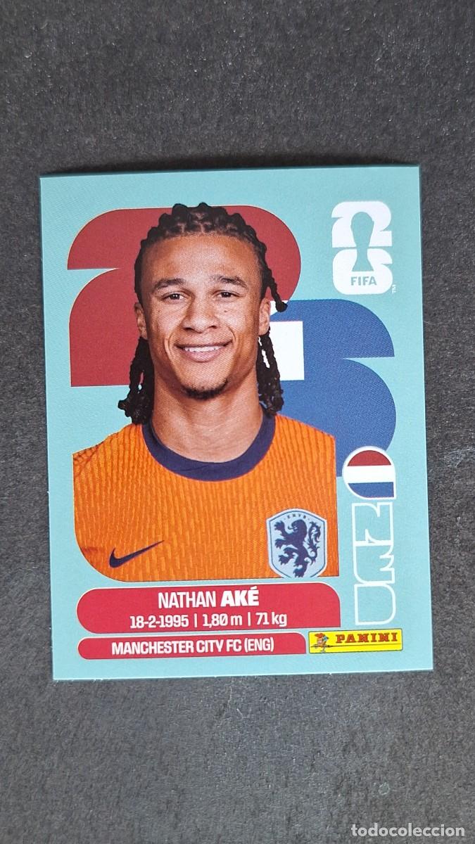 Cromos de F&uacute;tbol: L1 AKE SELECCION PAISES BAJOS 7 MUNDIAL FIFA WORLD CUP 2026 PANINI NUNCA PEGADO SIN PEGAR