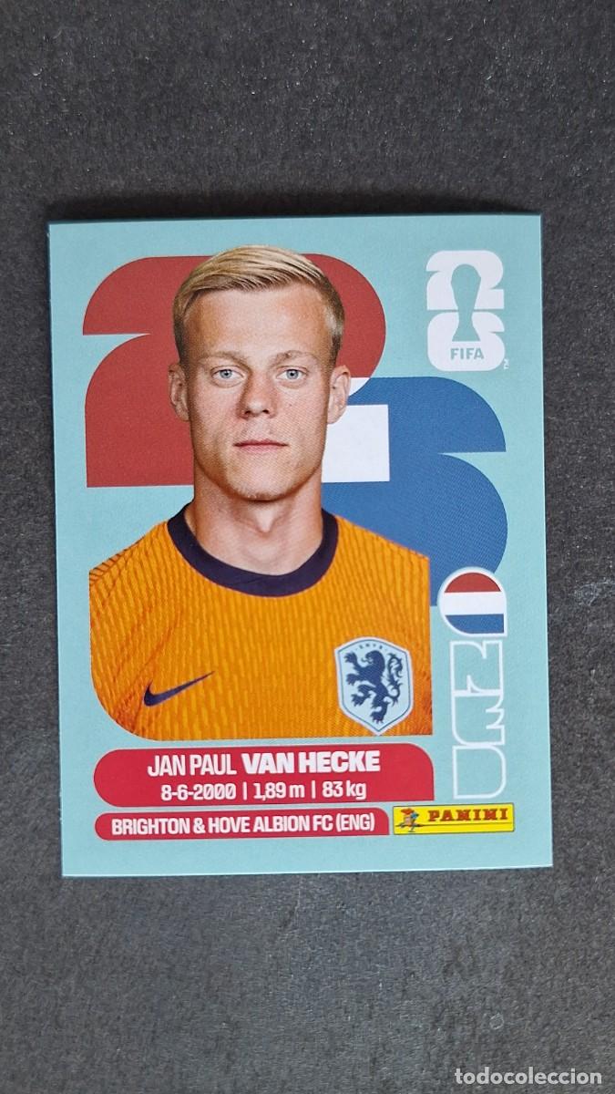 Cromos de F&uacute;tbol: L1 VAN HECKE SELECCION PAISES BAJOS 9 MUNDIAL FIFA WORLD CUP 2026 PANINI NUNCA PEGADO SIN PEGAR