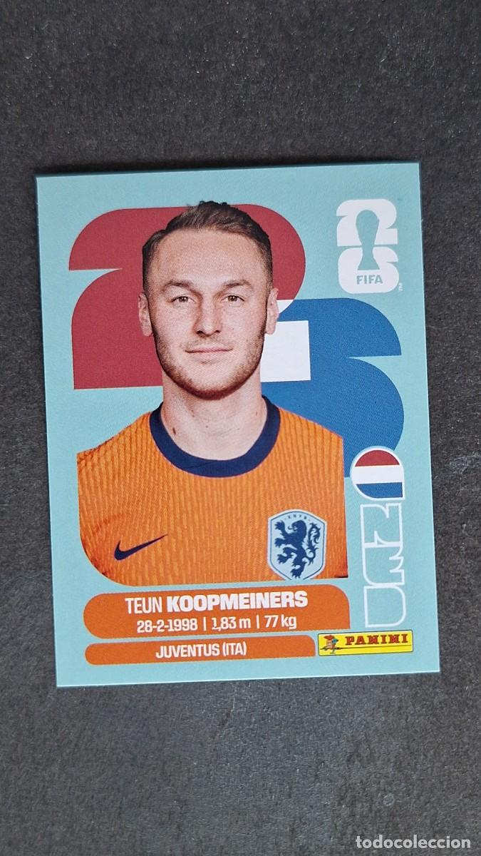 Cromos de F&uacute;tbol: L1 KOOPMEINERS SELECCION PAISES BAJOS 12 MUNDIAL FIFA WORLD CUP 2026 PANINI NUNCA PEGADO SIN PEGAR