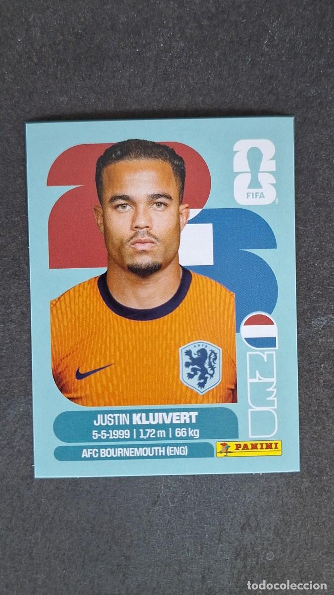 Cromos de F&uacute;tbol: L1 KLUIVERT SELECCION PAISES BAJOS 16 MUNDIAL FIFA WORLD CUP 2026 PANINI NUNCA PEGADO SIN PEGAR