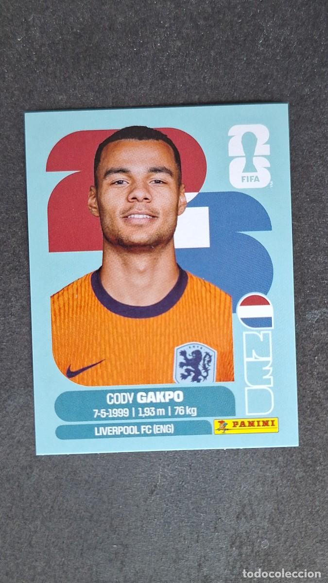 Cromos de F&uacute;tbol: L1 GAKPO SELECCION PAISES BAJOS 20 MUNDIAL FIFA WORLD CUP 2026 PANINI NUNCA PEGADO SIN PEGAR
