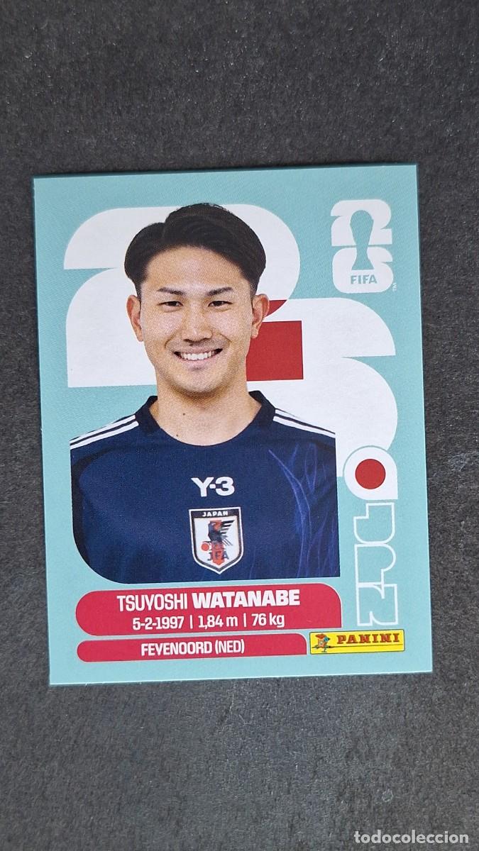 Cromos de F&uacute;tbol: L1 WATANABE SELECCION JAPON 7 MUNDIAL FIFA WORLD CUP 2026 PANINI NUNCA PEGADO SIN PEGAR