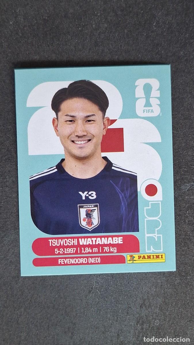 Cromos de F&uacute;tbol: L1 WATANABE SELECCION JAPON 7 MUNDIAL FIFA WORLD CUP 2026 PANINI NUNCA PEGADO SIN PEGAR
