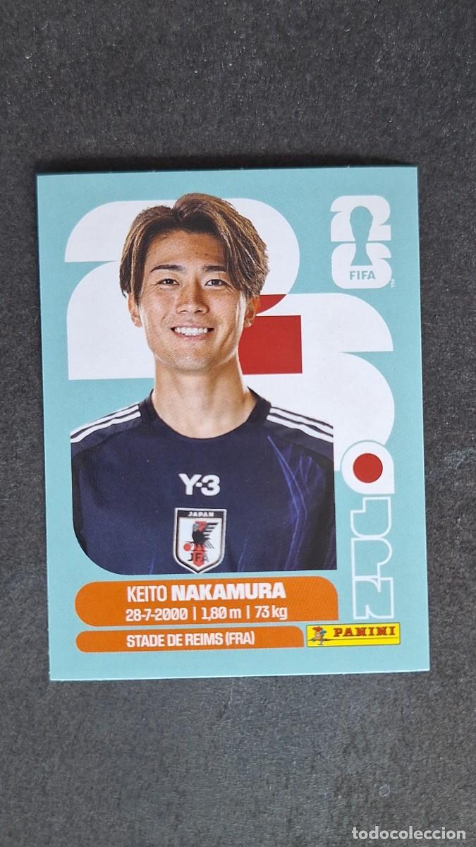 Cromos de F&uacute;tbol: L1 NAKAMURA SELECCION JAPON 15 MUNDIAL FIFA WORLD CUP 2026 PANINI NUNCA PEGADO SIN PEGAR