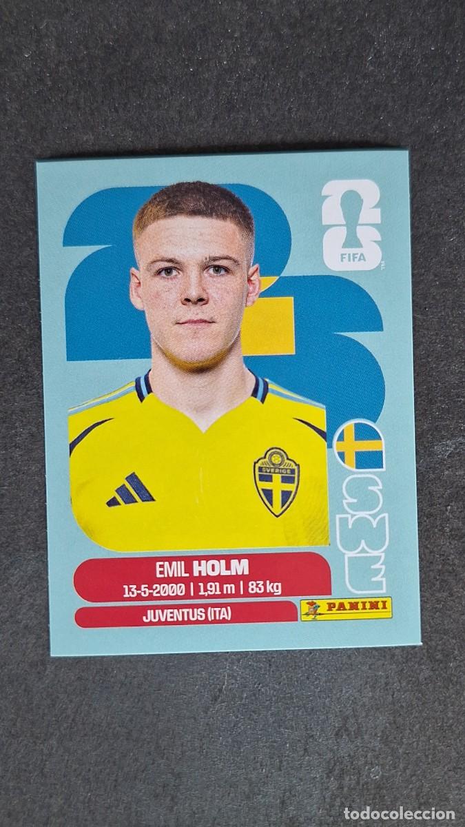 Cromos de F&uacute;tbol: L1 HOLM SELECCION SUECIA 5 MUNDIAL FIFA WORLD CUP 2026 PANINI NUNCA PEGADO SIN PEGAR