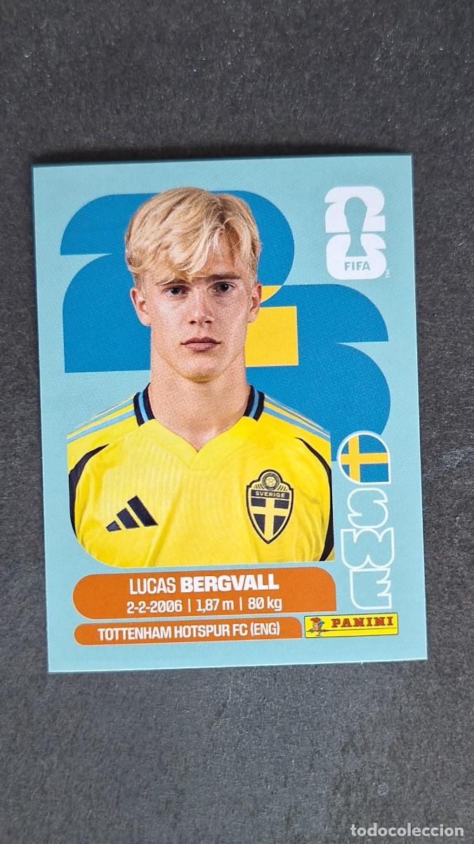 Cromos de F&uacute;tbol: L1 BERGVALL SELECCION SUECIA 8 MUNDIAL FIFA WORLD CUP 2026 PANINI NUNCA PEGADO SIN PEGAR