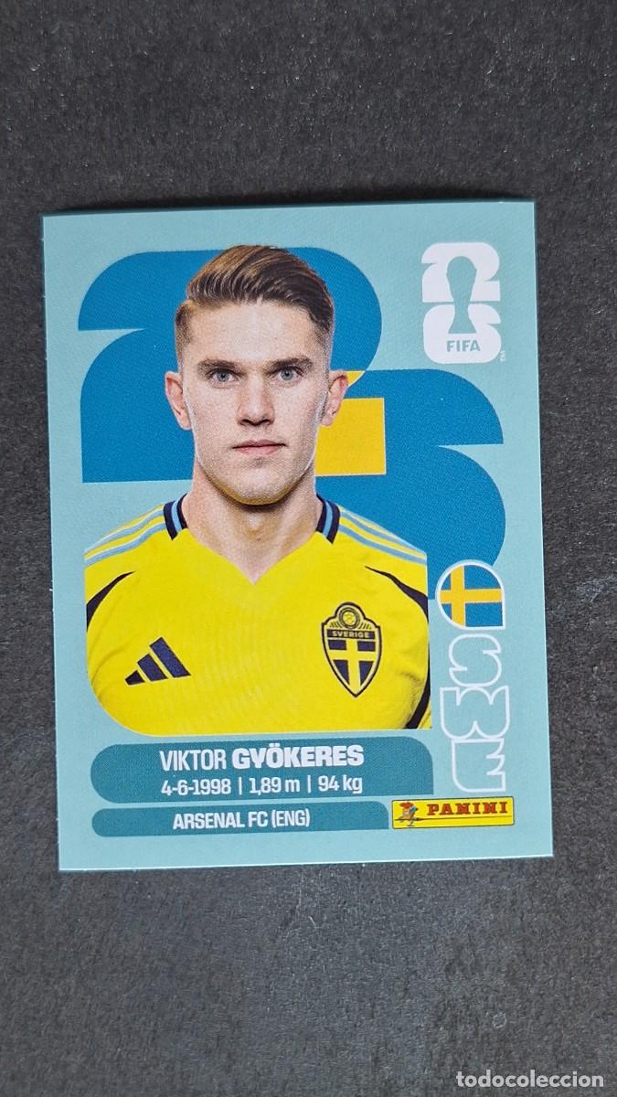Cromos de F&uacute;tbol: L1 GY&Ouml;KERES SELECCION SUECIA 20 MUNDIAL FIFA WORLD CUP 2026 PANINI NUNCA PEGADO SIN PEGAR